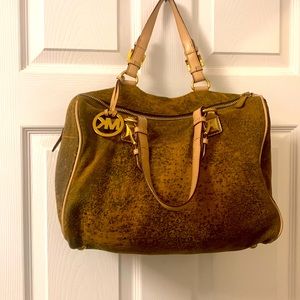 MK duffle satchel bag